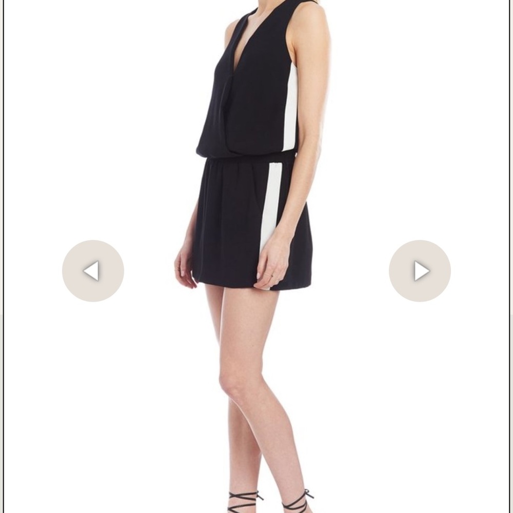 Amanda Uprichard Black and White Harvey Dress